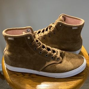 Suede Vans high tops